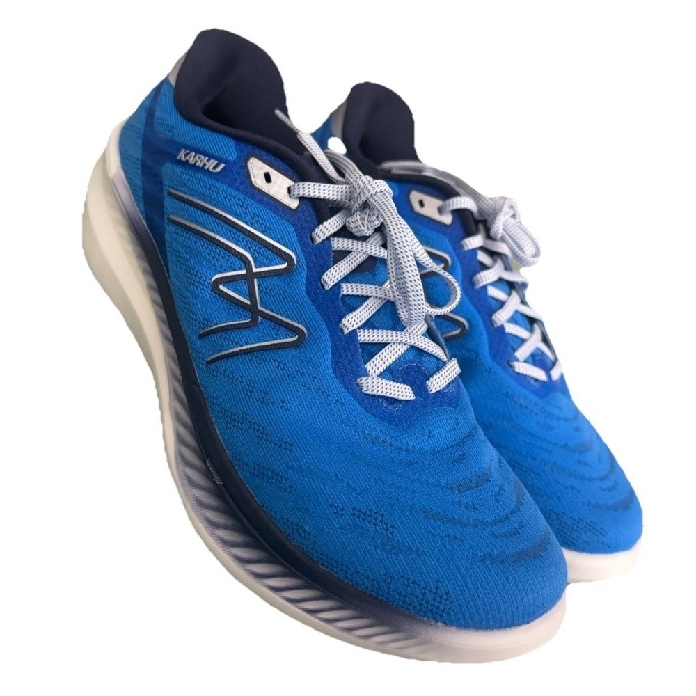 Karhu Men's Fusion 4.0 Athletic Running Shoes Size 9.5 Ibiza Blue/Mood Indigo NW